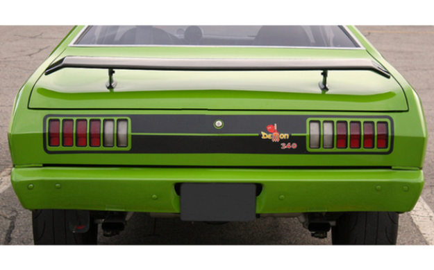 Picture of 1971 1972 Dodge Demon Tail Panel Stripes Kit