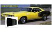 Picture of 1971 Plymouth Cuda' Billboard Stripes Kit-HEMI