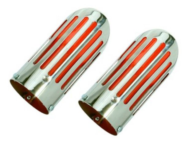 Picture of 1971 B-body Red Slotted Exhaust Tips Mopar