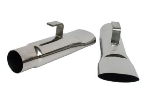 Picture of Mopar 1968-70 Plymouth Roadrunner, GTX 2-1/2" Stainless Steel Exhaust Tips