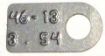 Picture of 3.54 Rear-Axle Gear Ratio Tag fits 9 3/4 Dana 60 Mopar