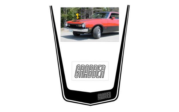 Picture of *1973-75 Ford Maverick Grabber Hood Decal