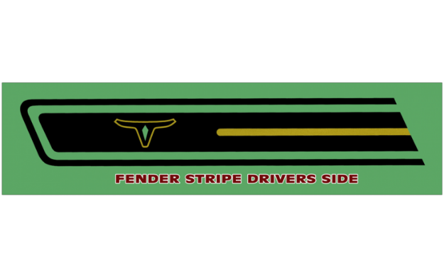 Picture of *1970 Ford Maverick Grabber West Coast Special Side Stripe Kit