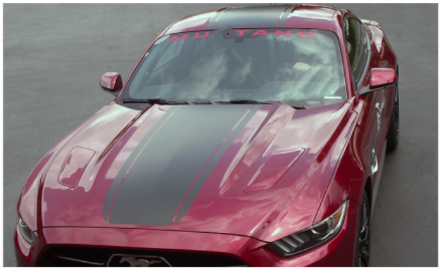Picture of 2015 Mustang - Triple Over the Car Stripes - Coupe - XM Antenna