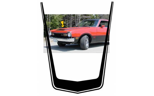 Picture of *1973-75 Ford Maverick Grabber Hood Decal - No Name