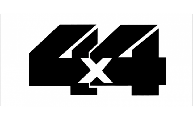 Picture of Ford Truck 4x4 Decal - 3.3" x 7"