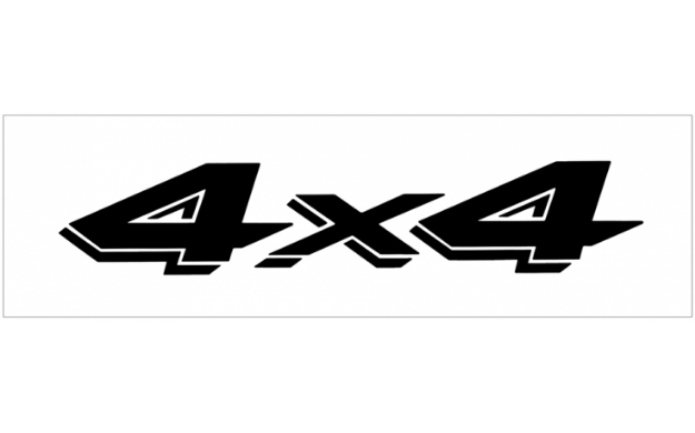 Picture of Ford Truck 4x4 Decal - 1.5" x 8"