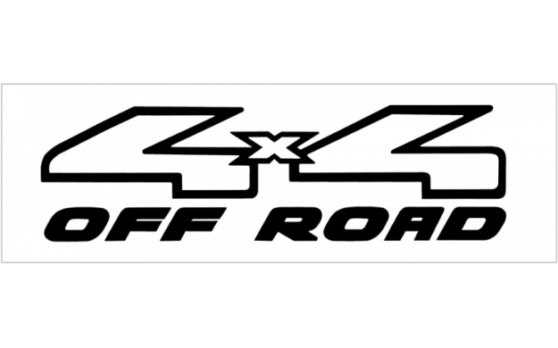 Picture of Ford Truck 4x4 Off Road Decal - 2.5" x 7.8"