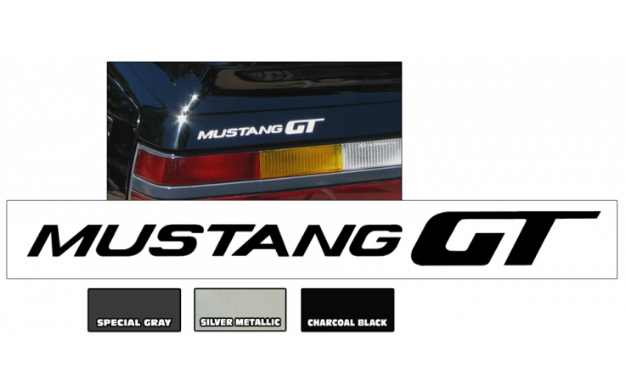 Picture of 1985-86 Mustang GT Trunk Lid Decal - 1" Tall