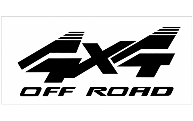 Picture of Ford Truck 4x4 Decal - 4" x 12"