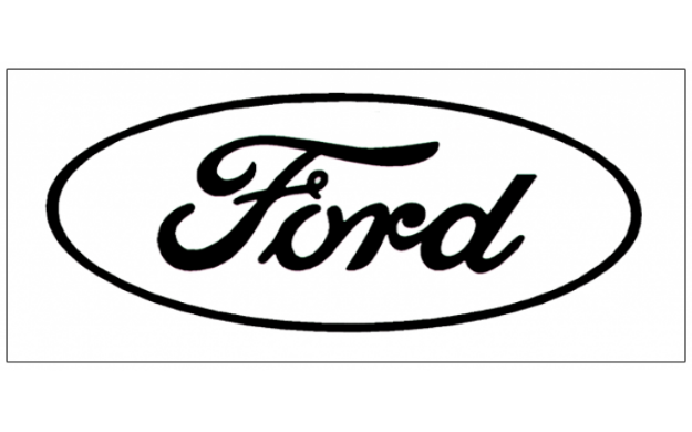 Picture of Ford Oval Logo Decal - Open Style - 8" Tall