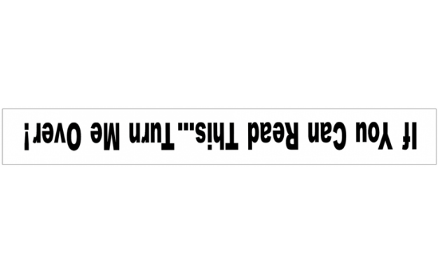 Picture of Ford Jeep Dodge - If You Can Read This. Turn Me Over! Windshield Decal