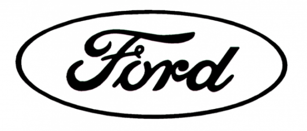 Picture of Ford Oval Logo Decal - Open Style - 12" Tall