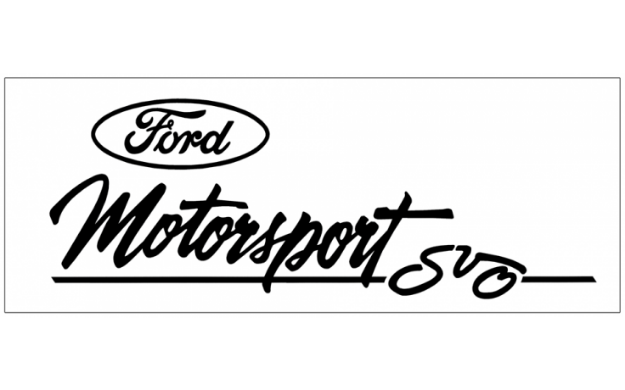 Picture of Ford Oval Motorsport SVO Decal - 4.4" X 12"