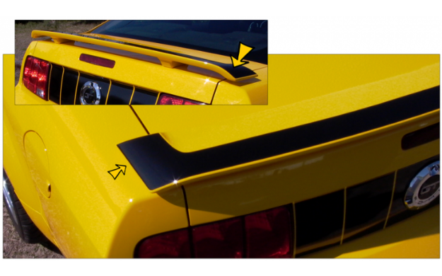 Picture of 2005-09 Mustang Wing Accent (Style 6)