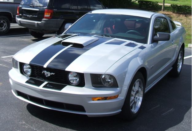 Picture of 2005-09 Mustang Boss Style Hood Stripes and Fader Decals
