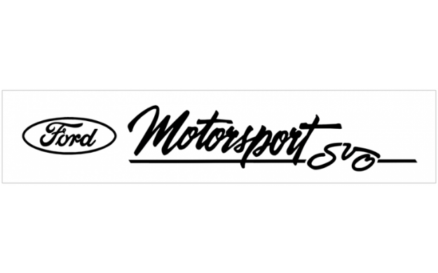Picture of Ford Oval Motorsport SVO Windshield Decal - 3.4" X 20"