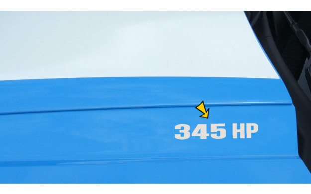 Picture of 2010-14 Mustang Hood Rise Designation Decal Set - 345 HP
