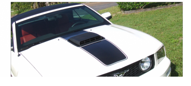 Picture of 2005-09 Mustang Shaker Hood Stripe Kit