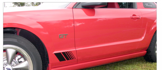 Picture of 1999 Mustang Small Fader Decal Kit - 35TH Anniversary