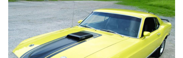 Picture of 1970 Mustang Mach 1 Shaker Hood Paint Stencil - Choose 4 Styles