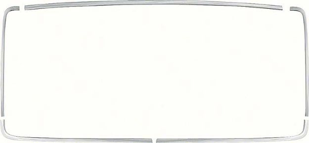 Picture of 1965-66 Impala/ Impala SS 2 Door Hardtop Back Glass Molding Set 