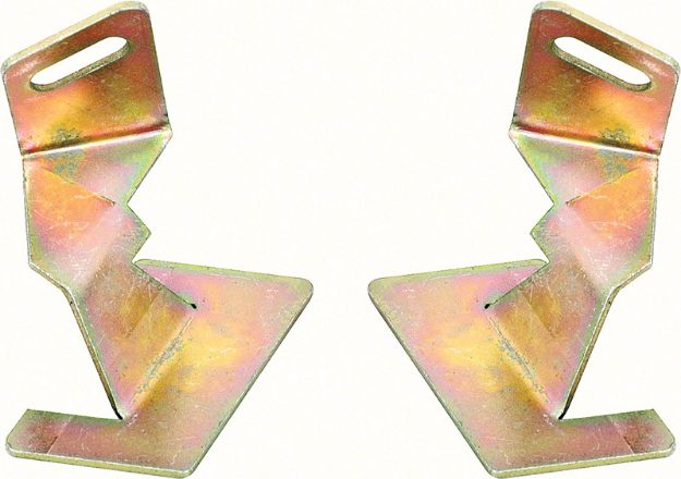 Picture of 1968-72 Chevy II / Nova Lower Windshield Reveal Molding Corner Clips - PR 