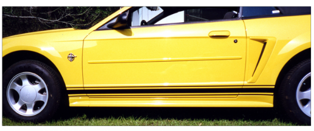 Picture of GM Late Model - CAMARO - VOLT - Lower Rocker Stripe Kit - No Name