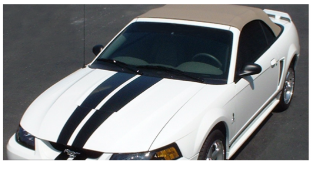 Picture of 2003-04 Mustang Lemans Racing Stripes - Hardtop
