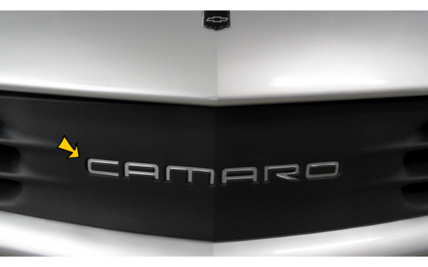 Picture of 1993-02 Camaro Embossed Front Bumper Letters