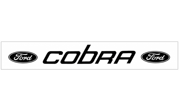 Picture of Cobra with Ford Ovals Windshield Decal