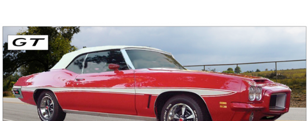 Picture of 1972 Pontiac Lemans Mid Body Stripe Kit with Trunk GT Decal - No Name