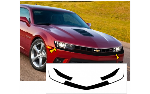 Picture of 2014-15 Camaro Front Bumper Accent Kit