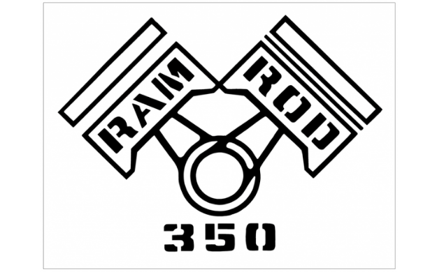 Picture of 1968 Oldsmobile Cutlass Ram Rod 350 Fender Decal Set