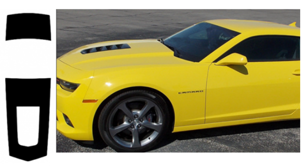 Picture of 2014-15 Camaro SS Hood and Trunk Blackout Kit - COUPE with Spoiler