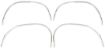 Picture of 1968 1969 1970 Dodge Super Bee and Coronet Wheel Trim Opening Molding Set