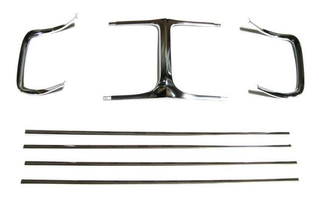 Picture of 1969 Dodge Charger Complete Grille Moldings Trim Kit