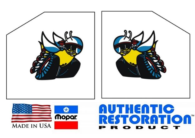 Picture of Dodge Challenger Charger Dart Demon Scat Pack Window Bees Decals