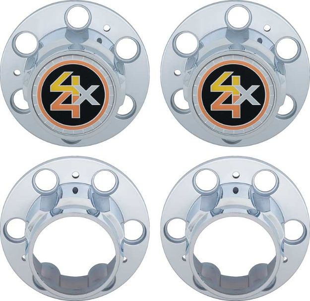 Picture of 1971-91 4 X 4 Hub Cap Set - 6 Lug 