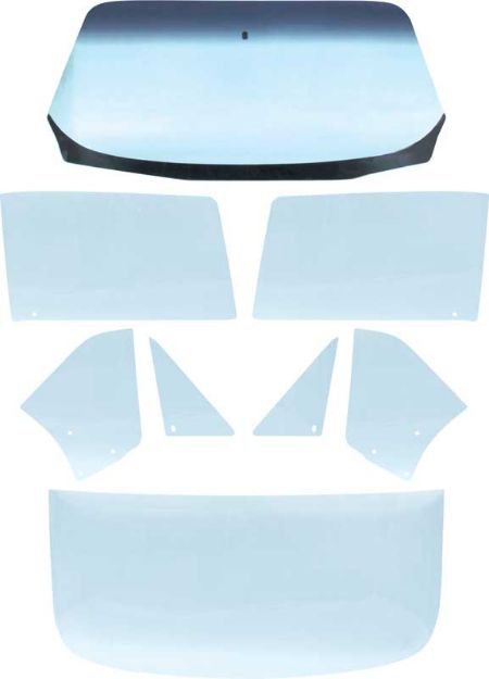 Picture of 1967 Camaro / Firebird Coupe 8 Piece Clear Glass Kit 