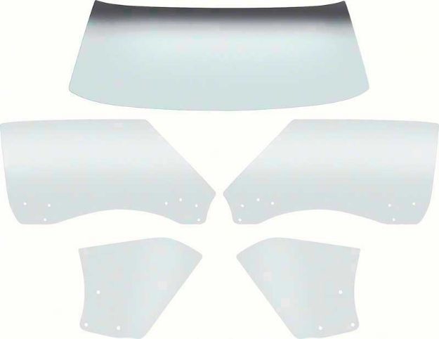Picture of 1968-69 Camaro / FirebirdConvertible 5 Piece Clear Glass Kit 