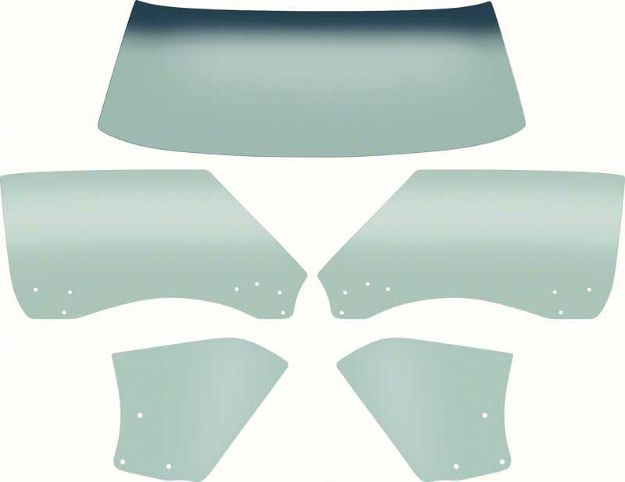 Picture of 1968-69 Camaro / FirebirdConvertible 5 Piece Tinted Glass Kit 