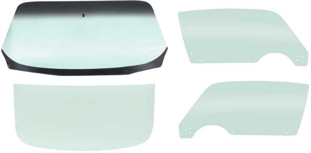 Picture of 1971-74 F-Body Coupe Glass Kit - Tinted 