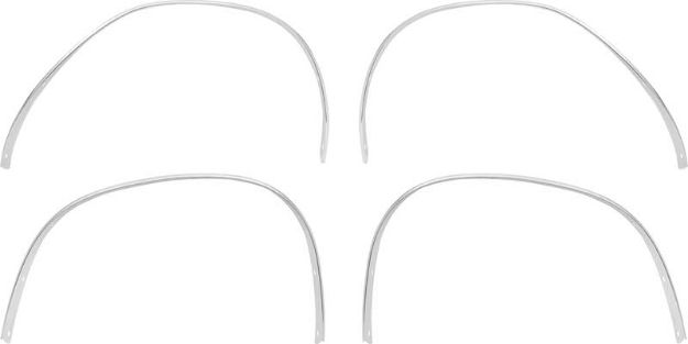 Picture of 1971-1976 Dart Sport / Demon 2 Door Coupe Wheel Opening Trim Molding Set 