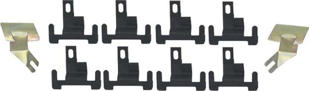Picture of 1967-69 Camaro / Firebird 10 Piece Lower Windshield Molding Clip Kit 