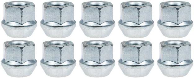 Picture of 7/16"- 20 R15 Or Aluminum Wheel acorn Lug NutKit - Factory Style - Set Of 10 