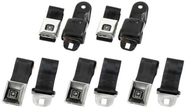 Picture of 1968-69 Camaro / Firebird with Deluxe Interior Retractable Seat Belt Kit 