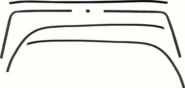 Picture of 1968 Camaro / Firebird 6 Piece Interior Headliner Molding Kit 