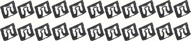 Picture of 1965-66 Impala / Full Size 2 Door Hardtop Rear Glass Molding Clip Set 
