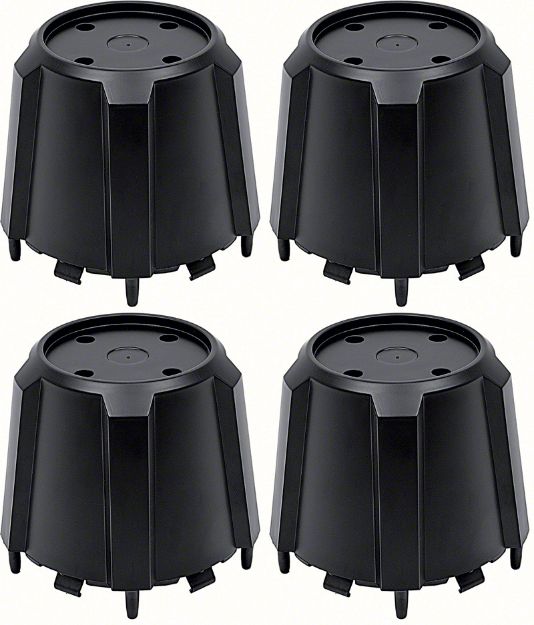 Picture of 1982-92 Camaro Z28 N90 Wheel Center Cap Set Black 